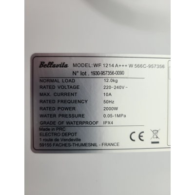 LAVE-LINGE HUBLOT Bellavita Reconditionné 