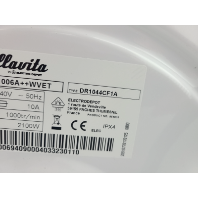 LAVE-LINGE HUBLOT Bellavita Reconditionné 