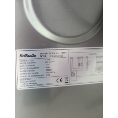 LAVE-LINGE HUBLOT BELLAVITA Reconditionné 